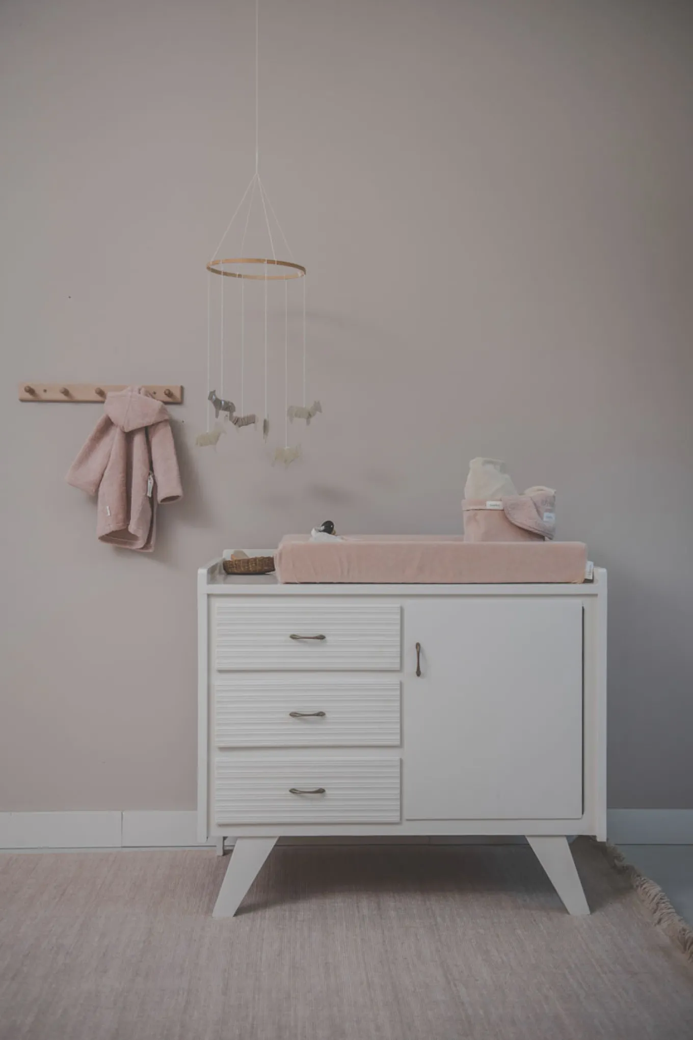 Aankleedkussenhoes Oddi Rosa Salt