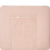 Aankleedkussenhoes Wafel Amsterdam Bonn Rosa Salt