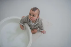 Baby Badjas Luz Clay