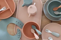 Baby Bord Met Vakjes Cinnamon