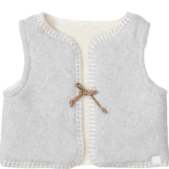 Baby Gilet Reversible Denver Soft Grey