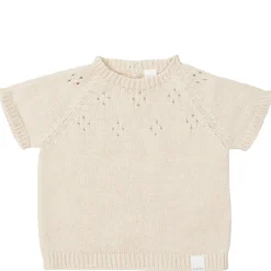 Baby Trui Korte Mouw Ajour Florin Warm White