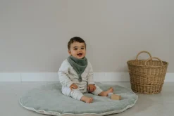 Boxkleed Rond Vik Shadow Green/Sand
