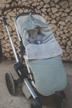 Buggy Voetenzak Wafel/Teddy Oslo Shadow Green/Misty Grey