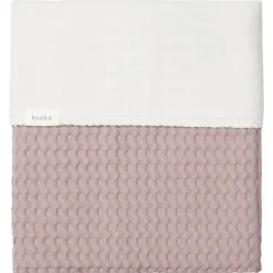 Ledikantdeken Cotton Fleece Wafel Amsterdam Mauve