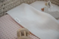 Ledikantdeken Cotton Fleece Wafel Amsterdam Rosa Salt