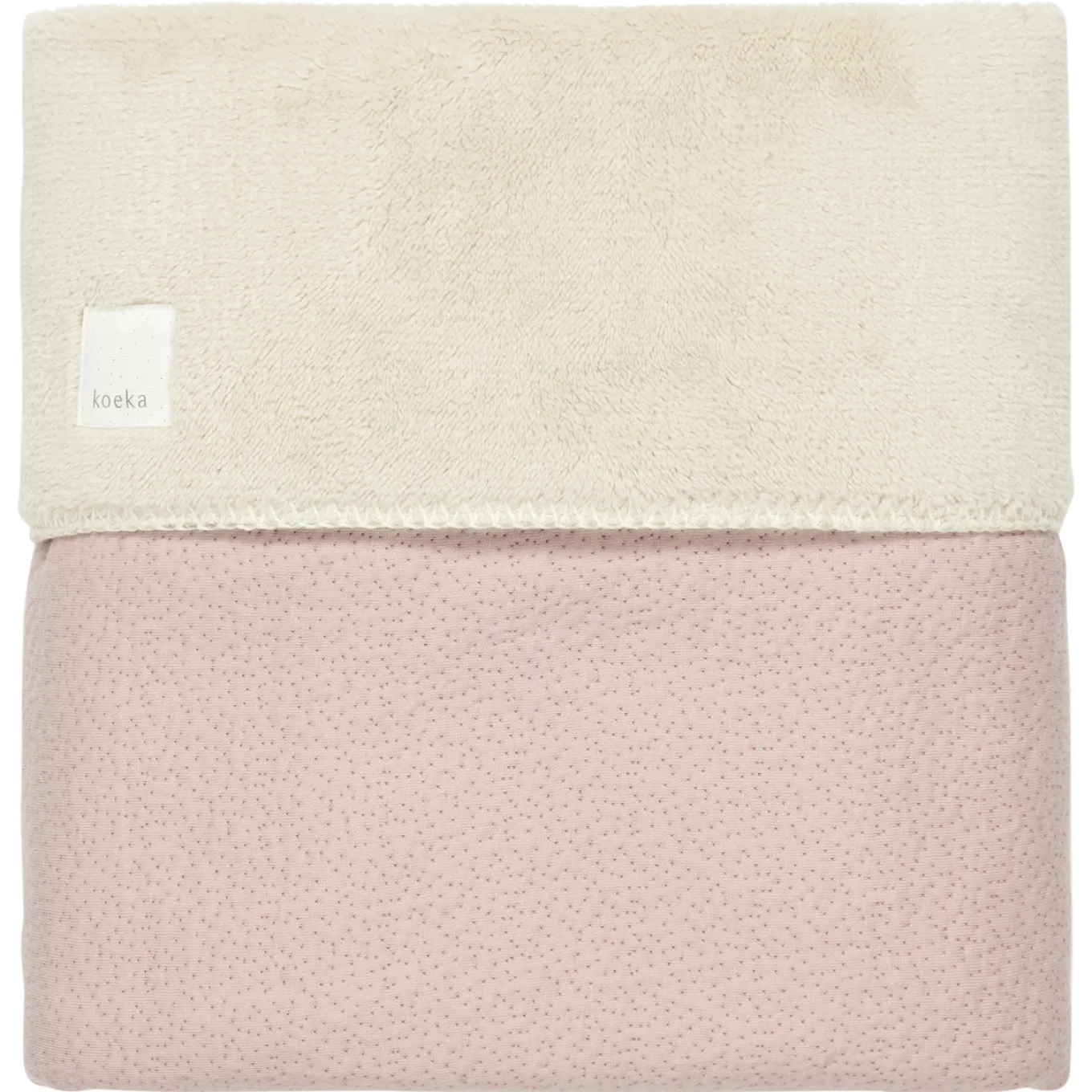 Ledikantdeken Teddy Riga Grey Pink/Pebble