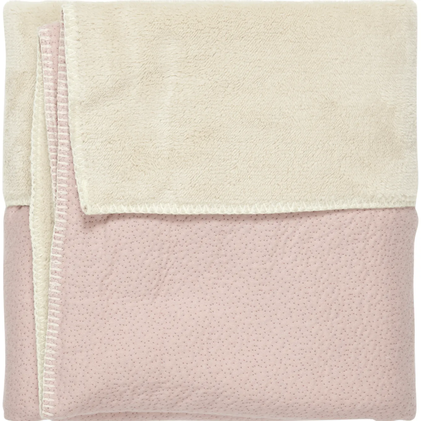 Ledikantdeken Teddy Riga Grey Pink/Pebble