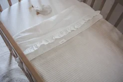 Ledikantlaken Ruffle Warm White