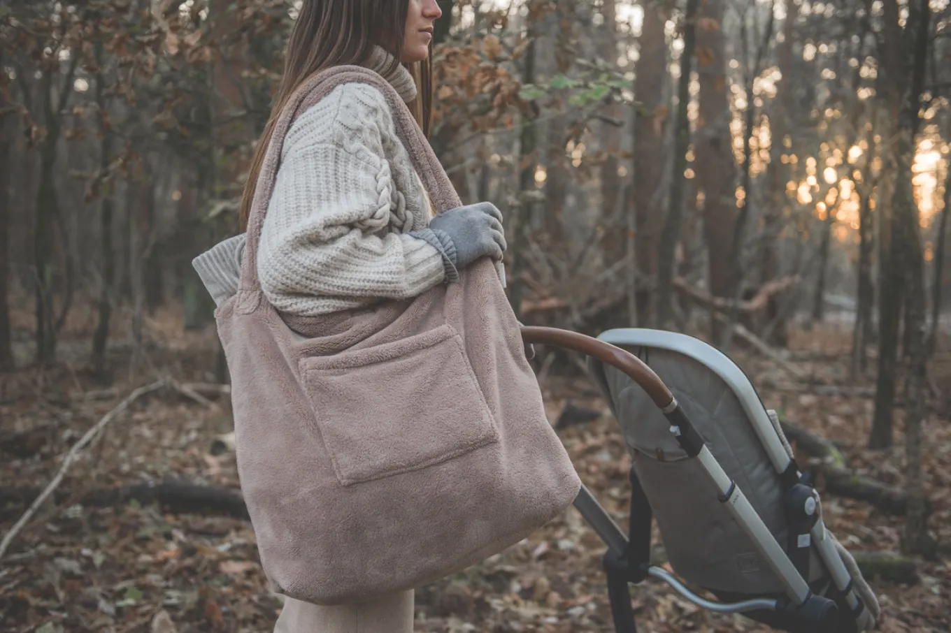 Mom Bag Teddy Malmo Chestnut