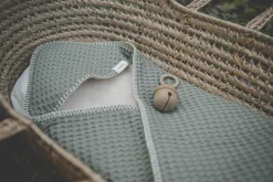 Omslagdoek Wafel/Teddy Oslo Shadow Green
