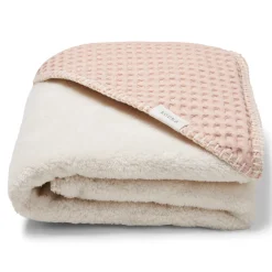 Omslagdoek Wafel/Teddy Oslo Rosa Salt