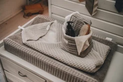 Omslagdoek Wafel/Teddy Oslo Sand