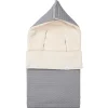 Voetenzak 0+ 3/5 Punts Wafel/Teddy Oslo Steel Grey
