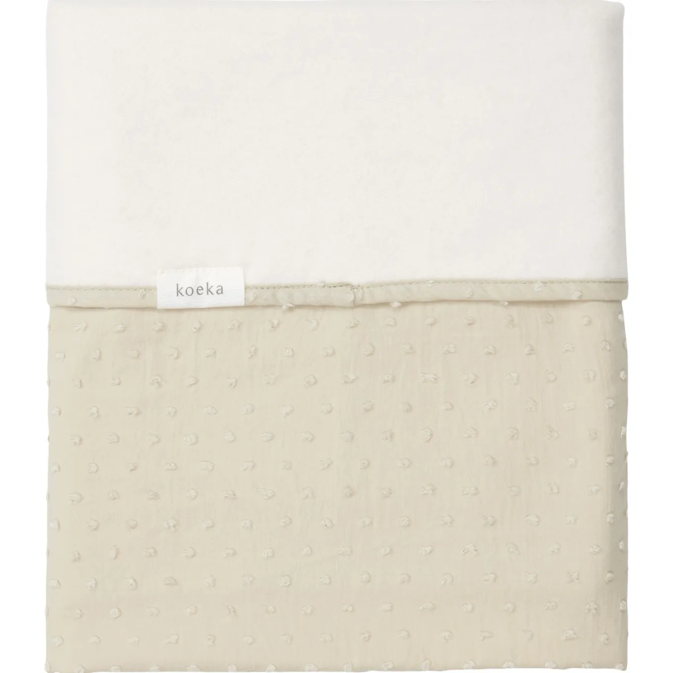 Wiegdeken Cotton Fleece Napa Sage