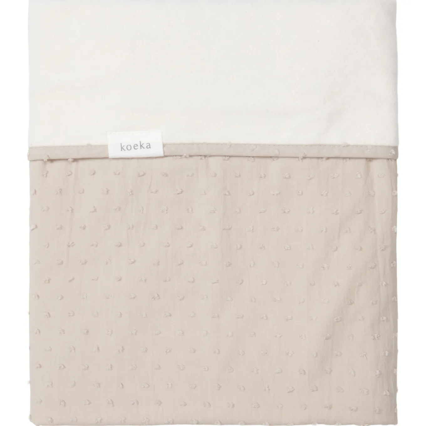 Wiegdeken Cotton Fleece Napa Clay