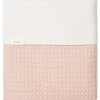 Wiegdeken Cotton Fleece Wafel Amsterdam Rosa Salt