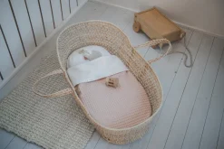 Wiegdeken Cotton Fleece Wafel Amsterdam Rosa Salt