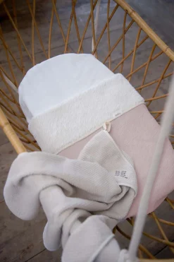 Wiegdeken Teddy Riga Grey Pink/Pebble
