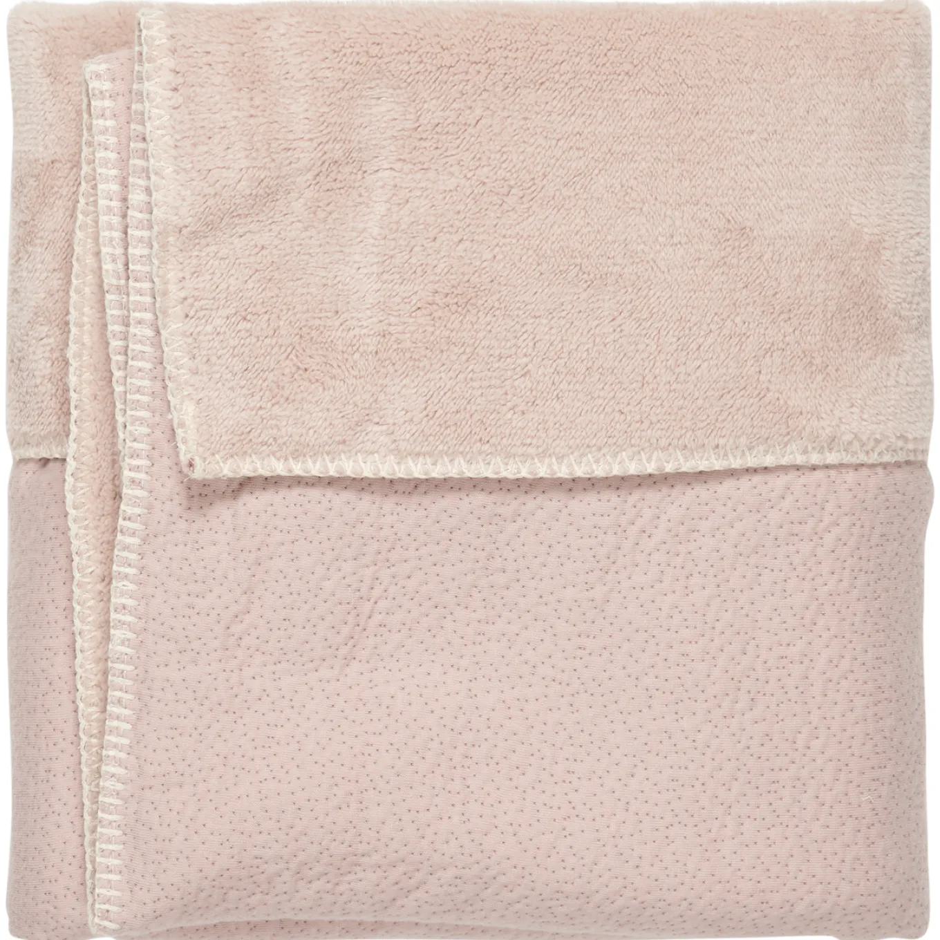 Wiegdeken Teddy Riga Grey Pink