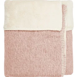 Wiegdeken Teddy Vigo Old Pink/Pebble