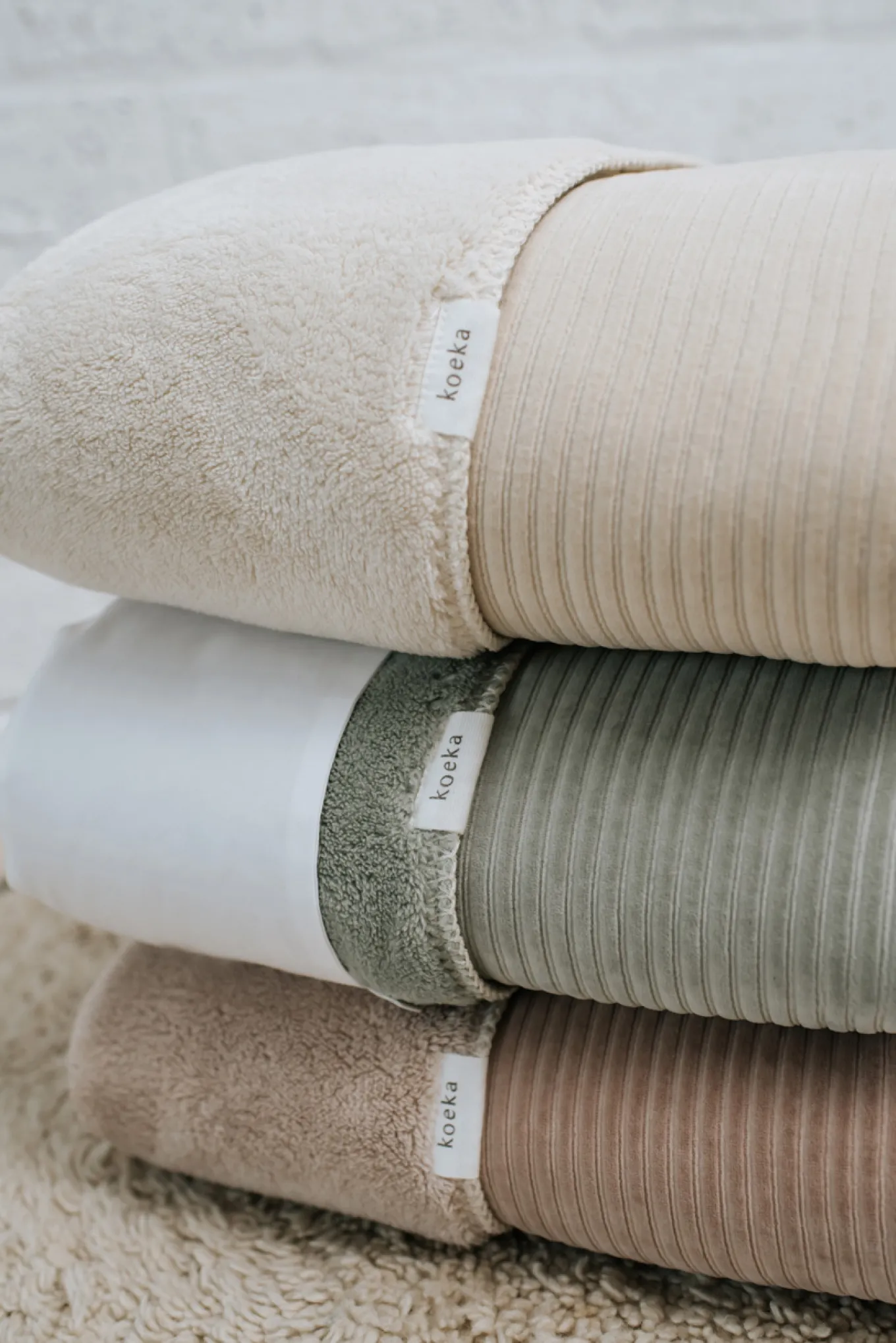 Wiegdeken Teddy Vik Shadow Green